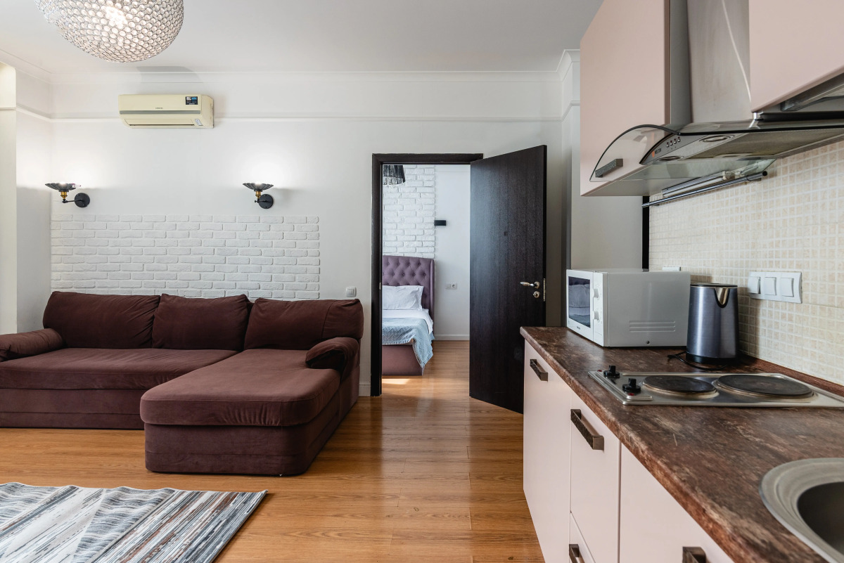 Апартаменты светлые в стиле софт-минимализм