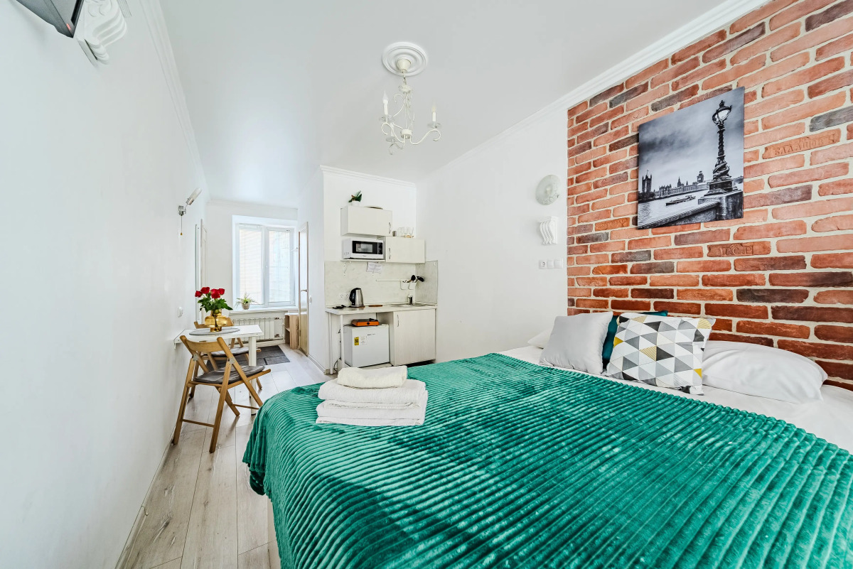 Апартаменты Трехместный номер студио в центре города