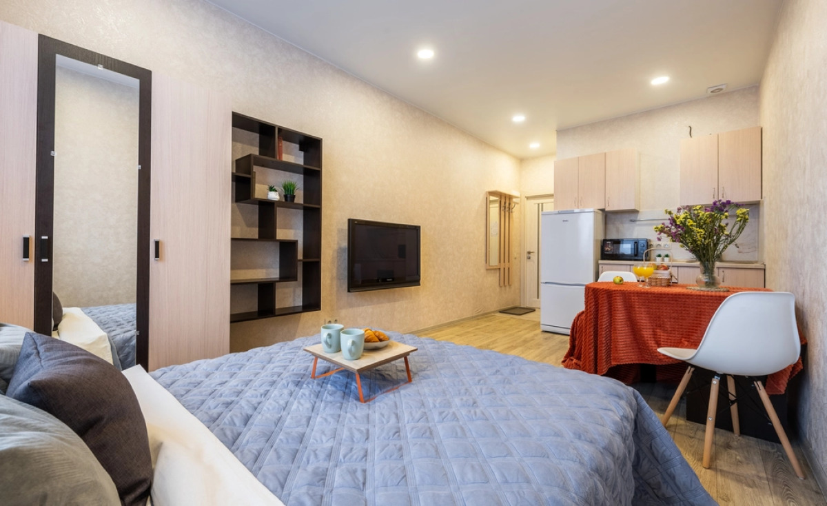 Апартаменты Гости Любят у метро Рассказовка Оранжевая