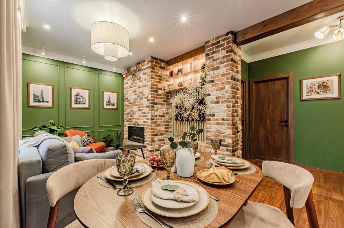 Квартира Атмосферная в центре города с двумя спальнями