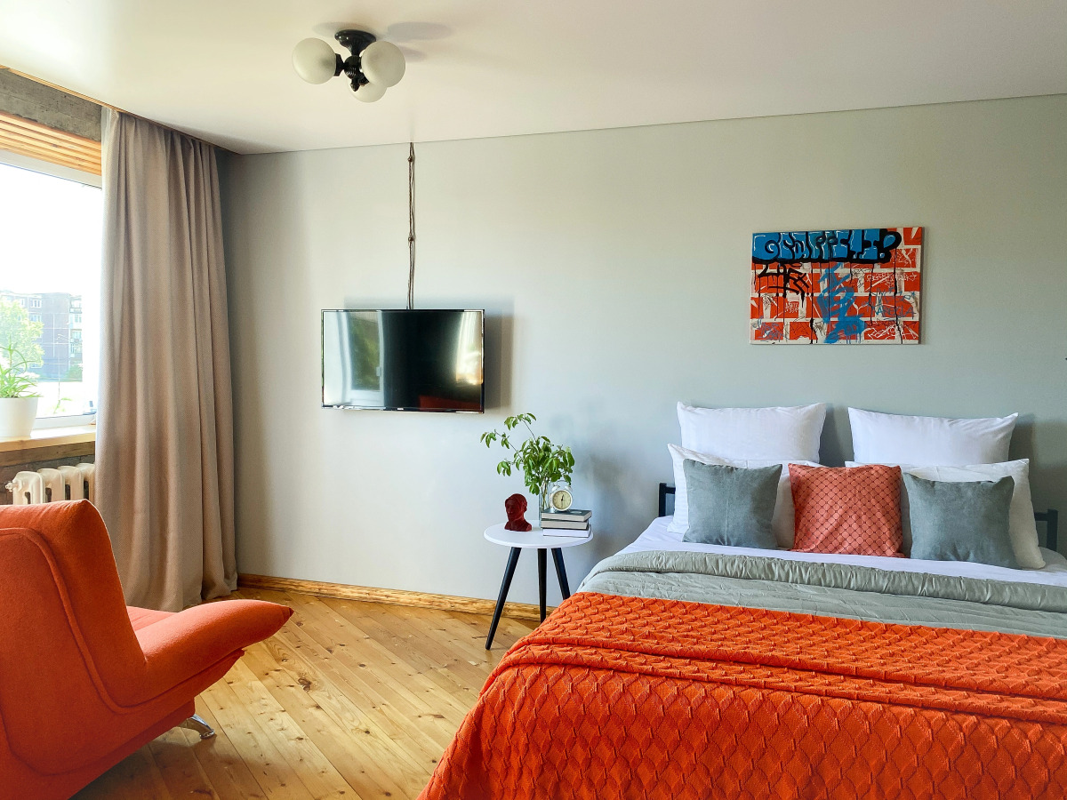 Апартаменты Hygge Karelia в стиле Art Loft