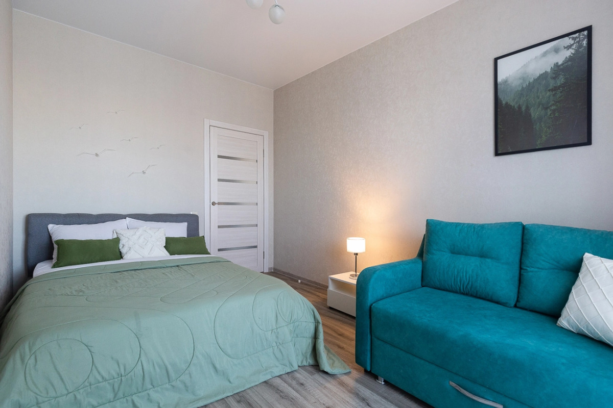 Квартира SleepNsk большая двушка с видом на реку около Аквапарка