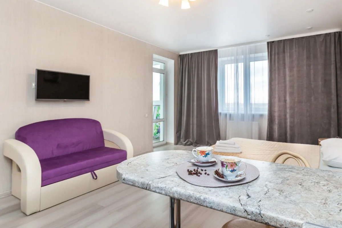 Апартаменты студия с кондиционером в новостройке