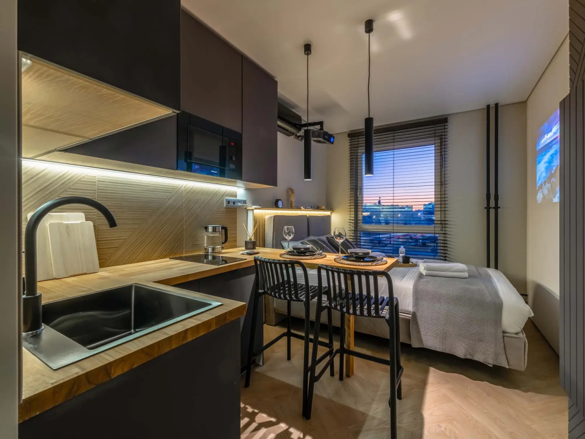 Апартаменты Студия Дизайнерские