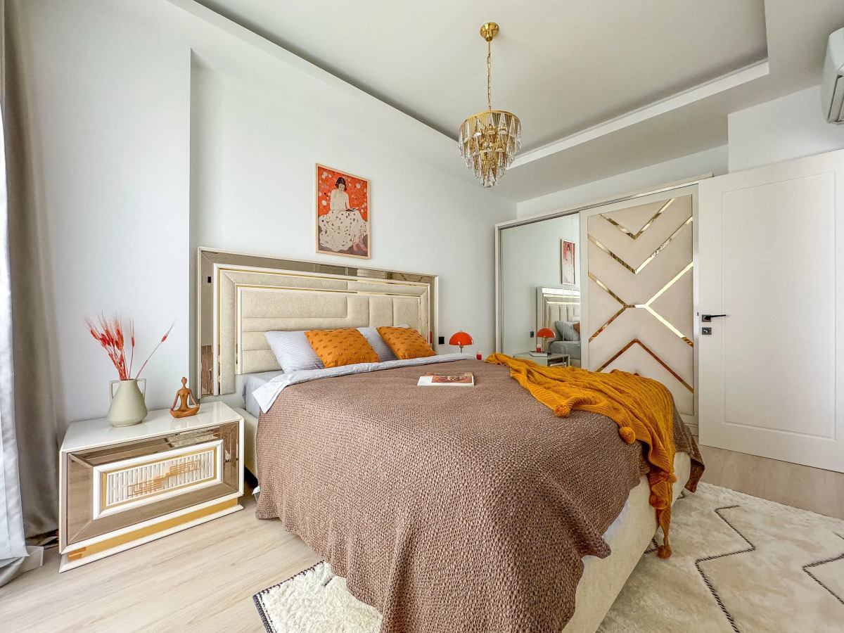 Квартира 1+1 Qoople Elysee 06 рядом с пляжем Клеопатра