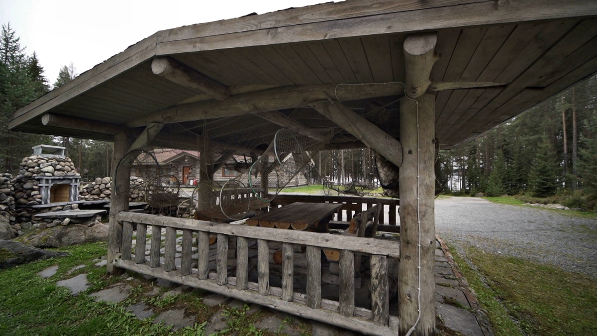 Жилые Помещения Карелия Медвежка с Видом на Озеро