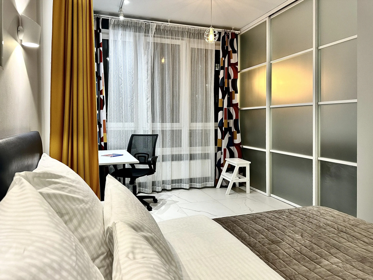 Апартаменты Дизайнерская студия Люкс с видом на Москва Сити