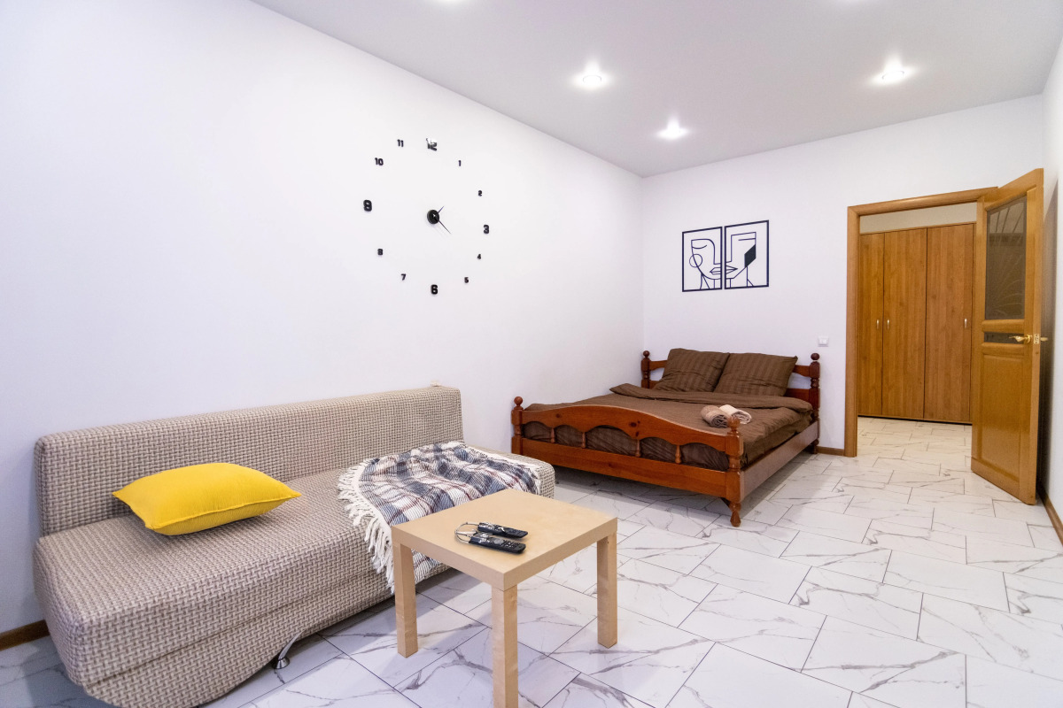 Апартаменты с светлым ремонтом на четверых