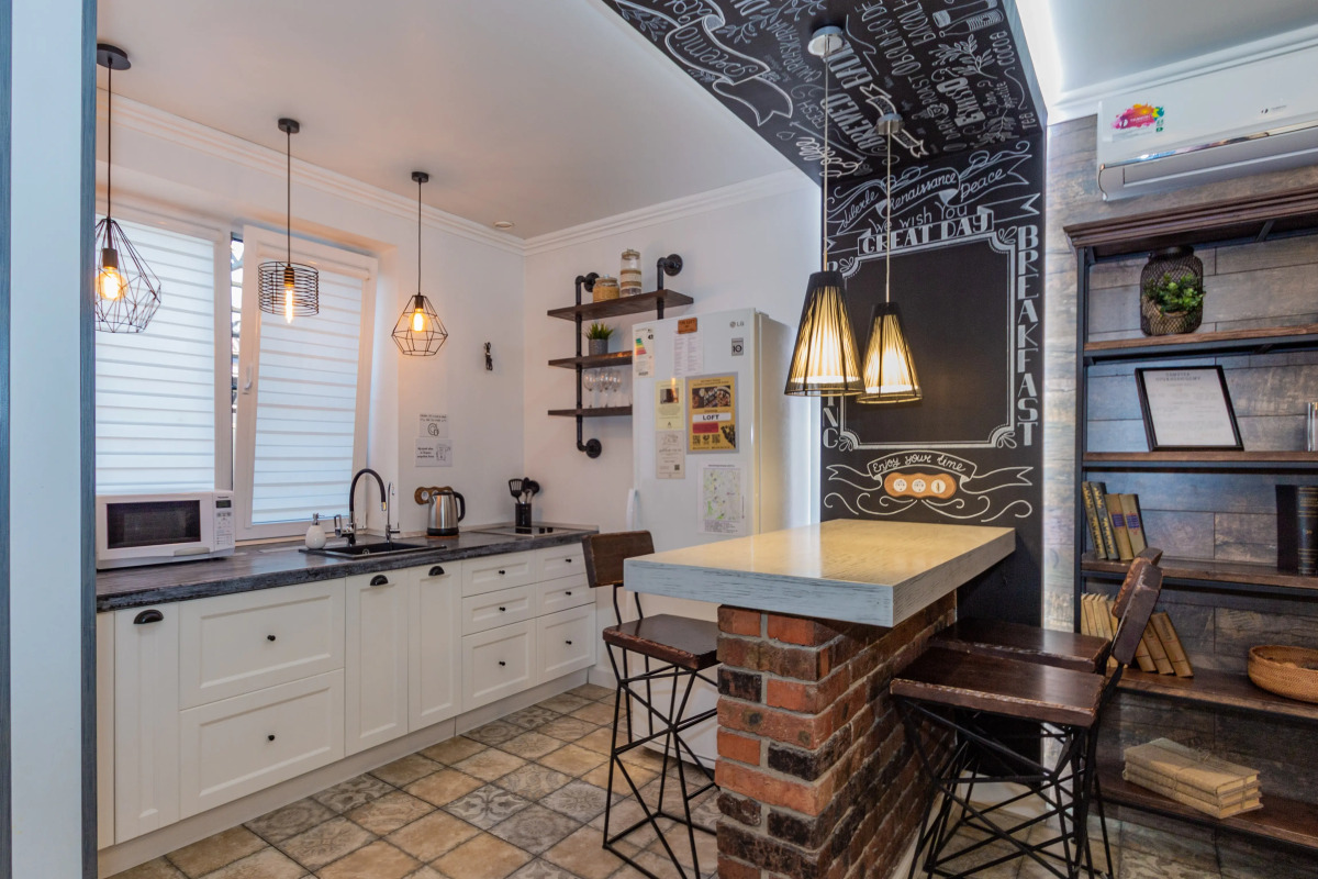 Loft Apartments с пректором и терассой