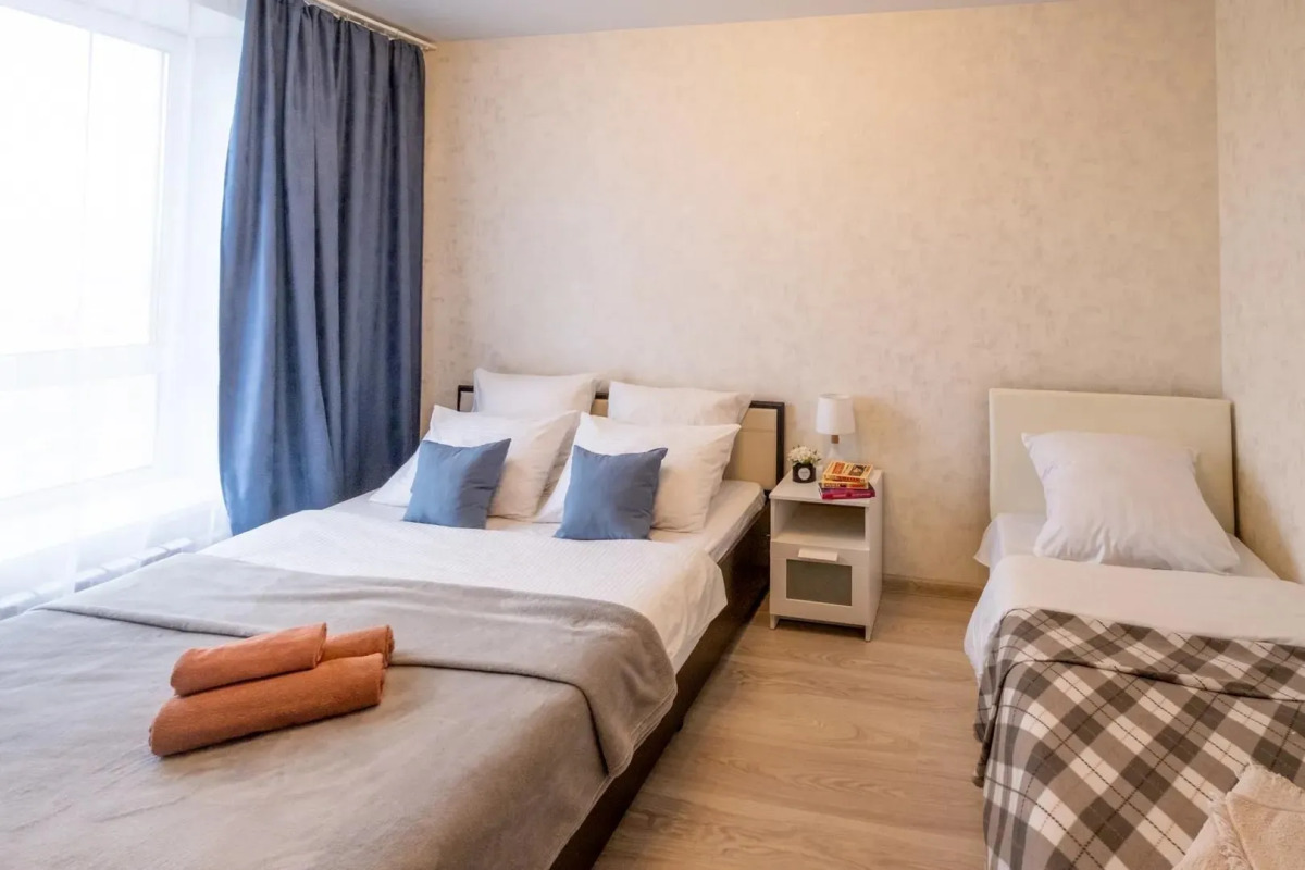 Квартира Евродвушка СИБИРЬ HOUSE напротив Лапландии