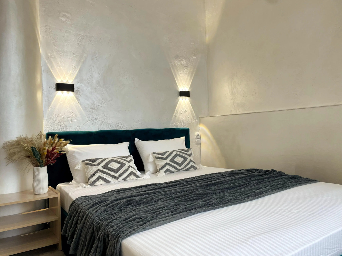 Апартаменты для четверых с видом на горы и море