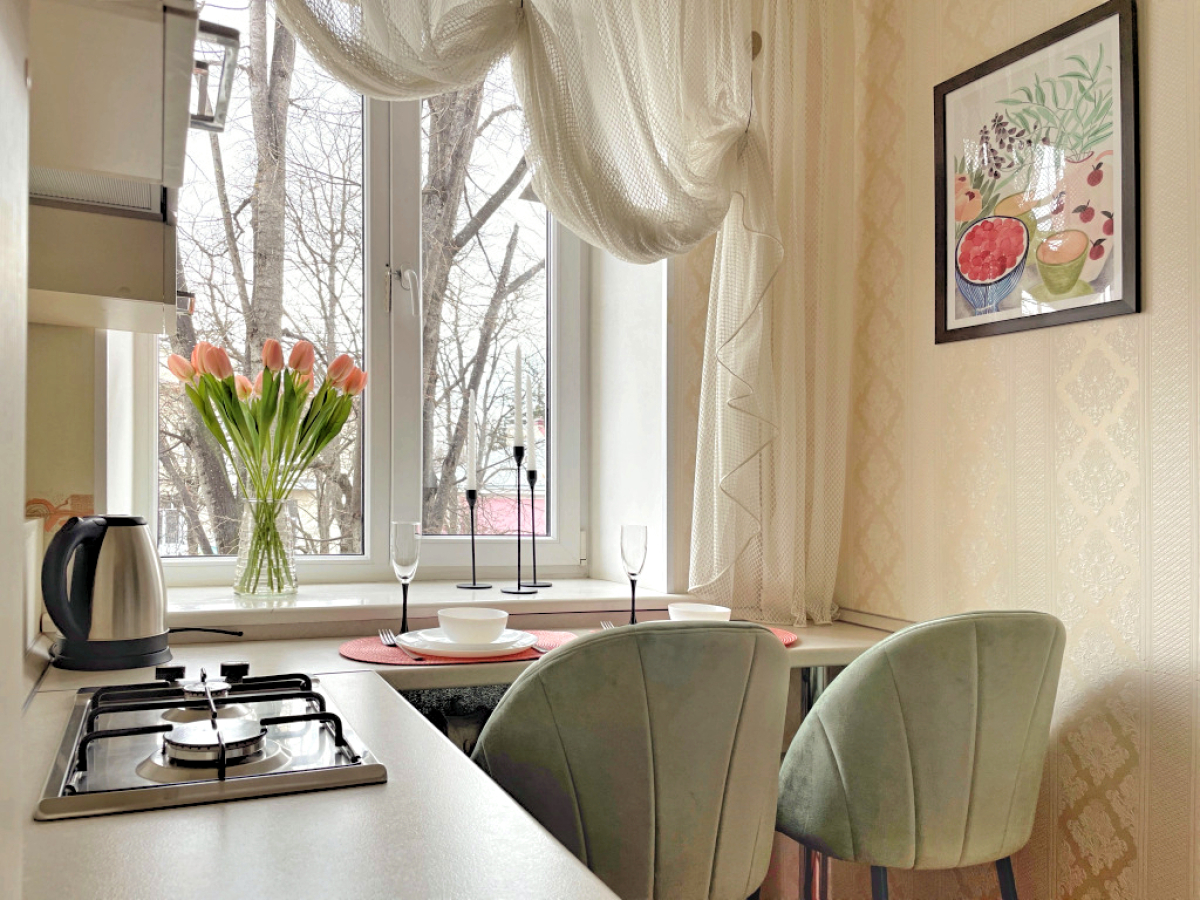 Уютная квартира на Бродвее с балконом