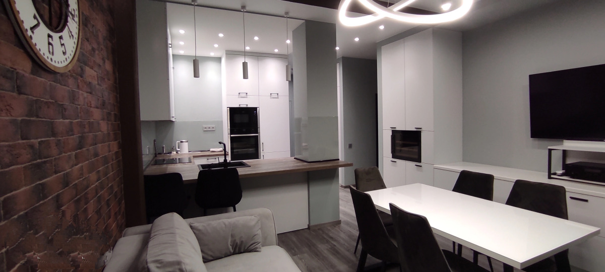 Апартаменты Охта Парк Adventure Де Люкс с сауной