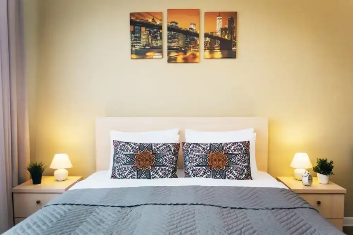 Апартаменты Uzorapart Просторная Евродвушка у Пляжа Алексино с Видом на Закат