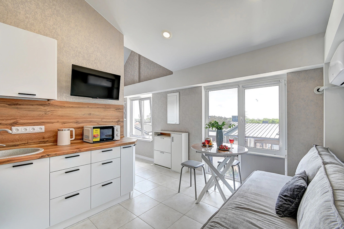 Апартаменты с круглогодичным бассейном и прекрасным видом