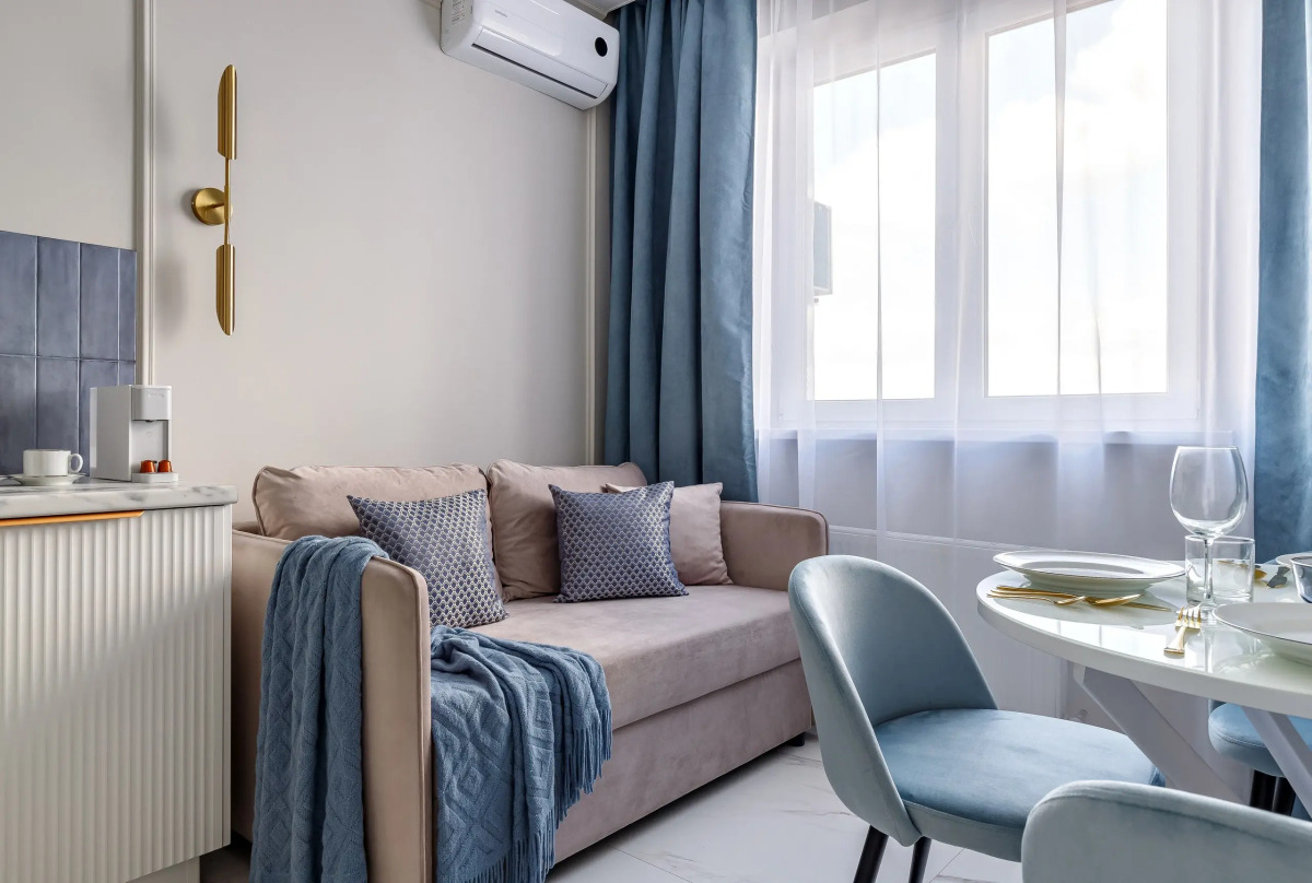 Апартаменты Любимово Голубой