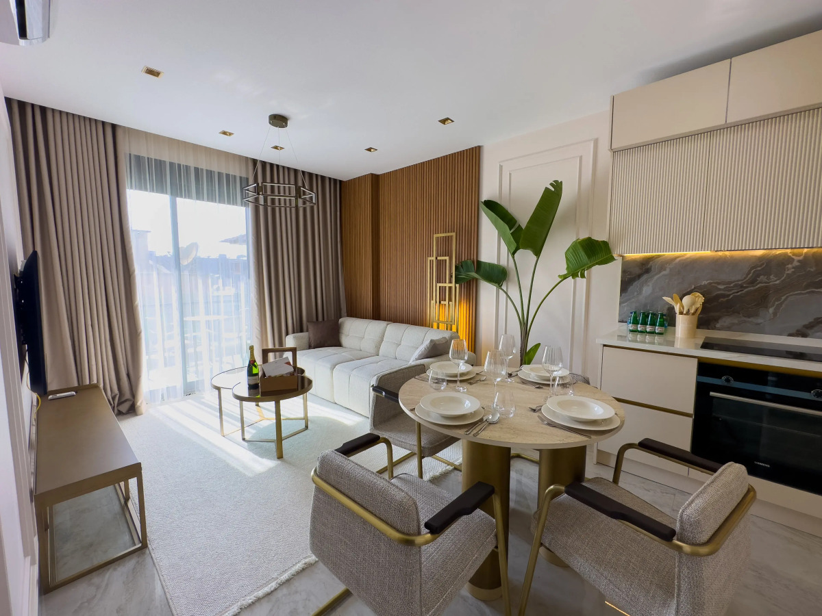 Апартаменты 1+1 Qoople Legend A35 в 100 метрах от моря