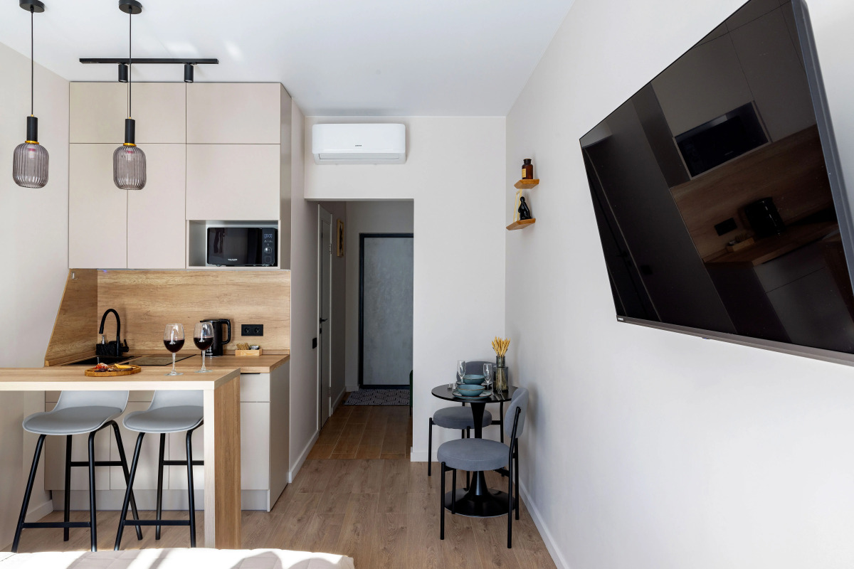 Апартаменты Wood Resort в Сестрорецке в комплексе с бассейном