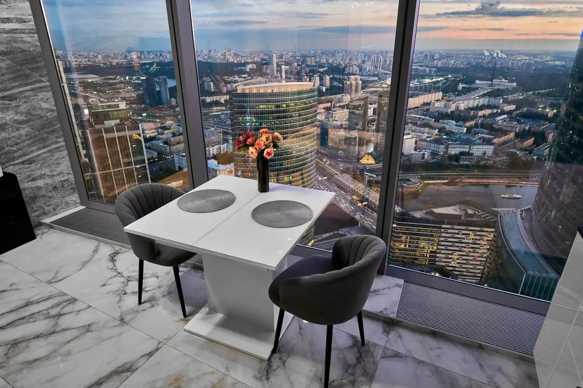 Апартаменты Sky City Moscow 80 этаж Вид на МГУ, Лужники, Парк победы, Воробьевы горы! Уникальный вид!