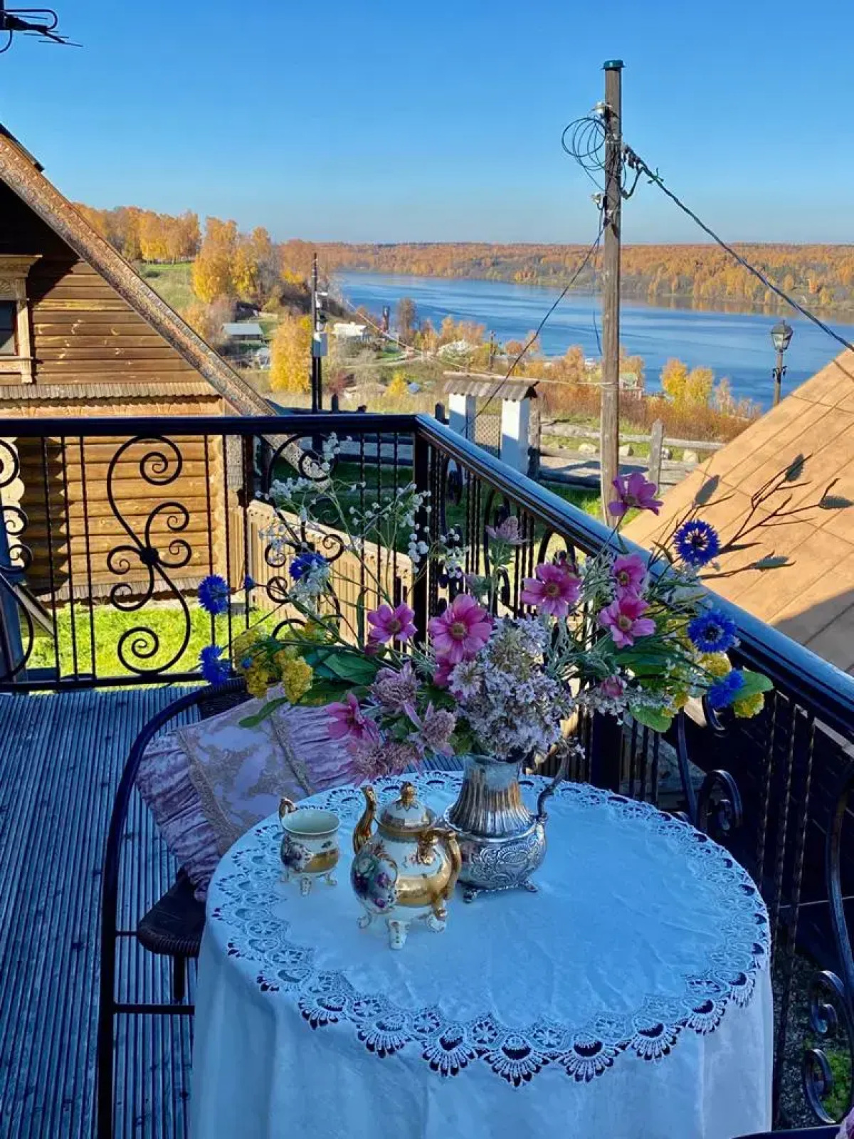 Коттедж Вдохновение Левитана с видами на горе Левитана