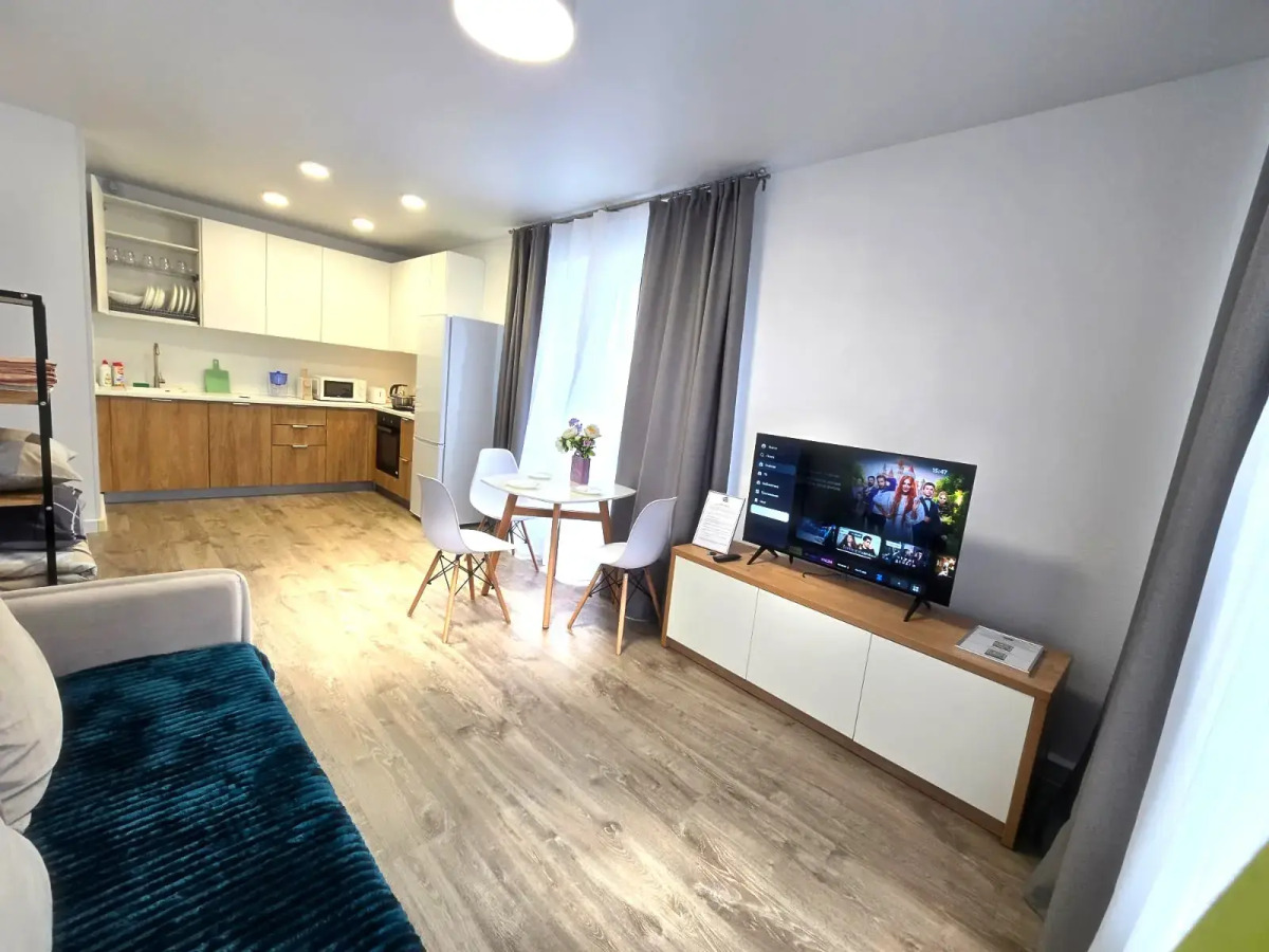 Квартира Роскошная евродвушка DeluxeApart на Новой Риге