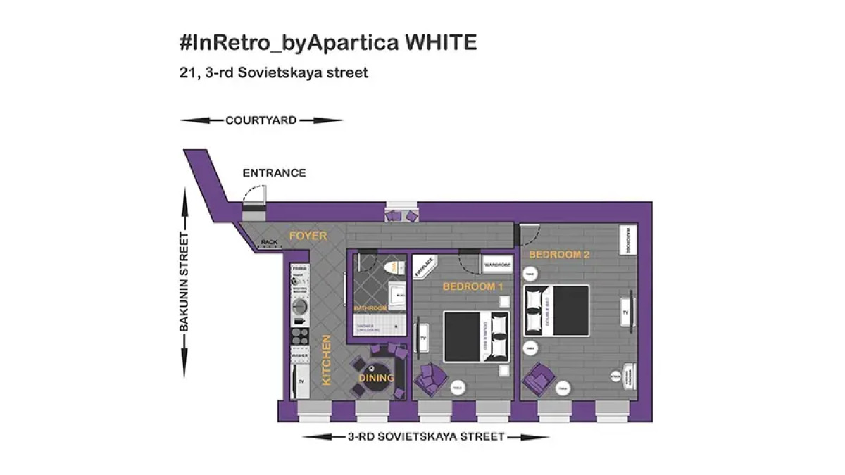 Inretro White by Apartica