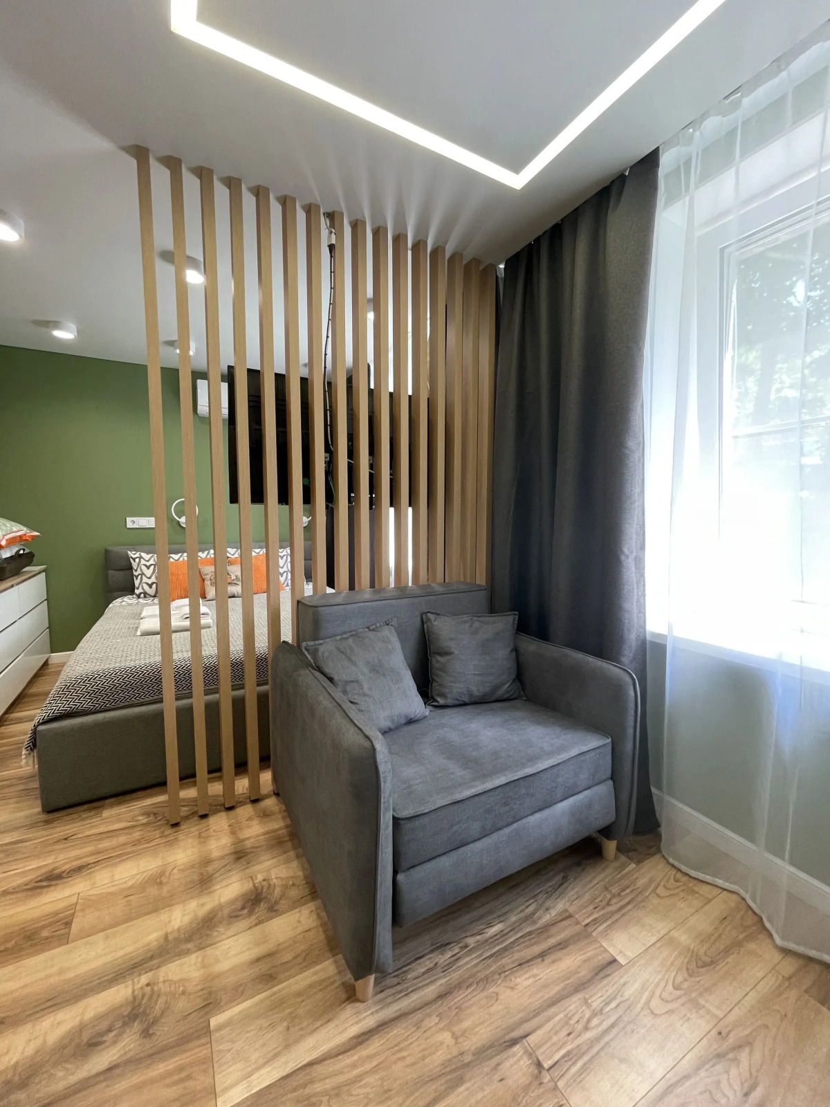 Зеленая студия Апартаменты и точка