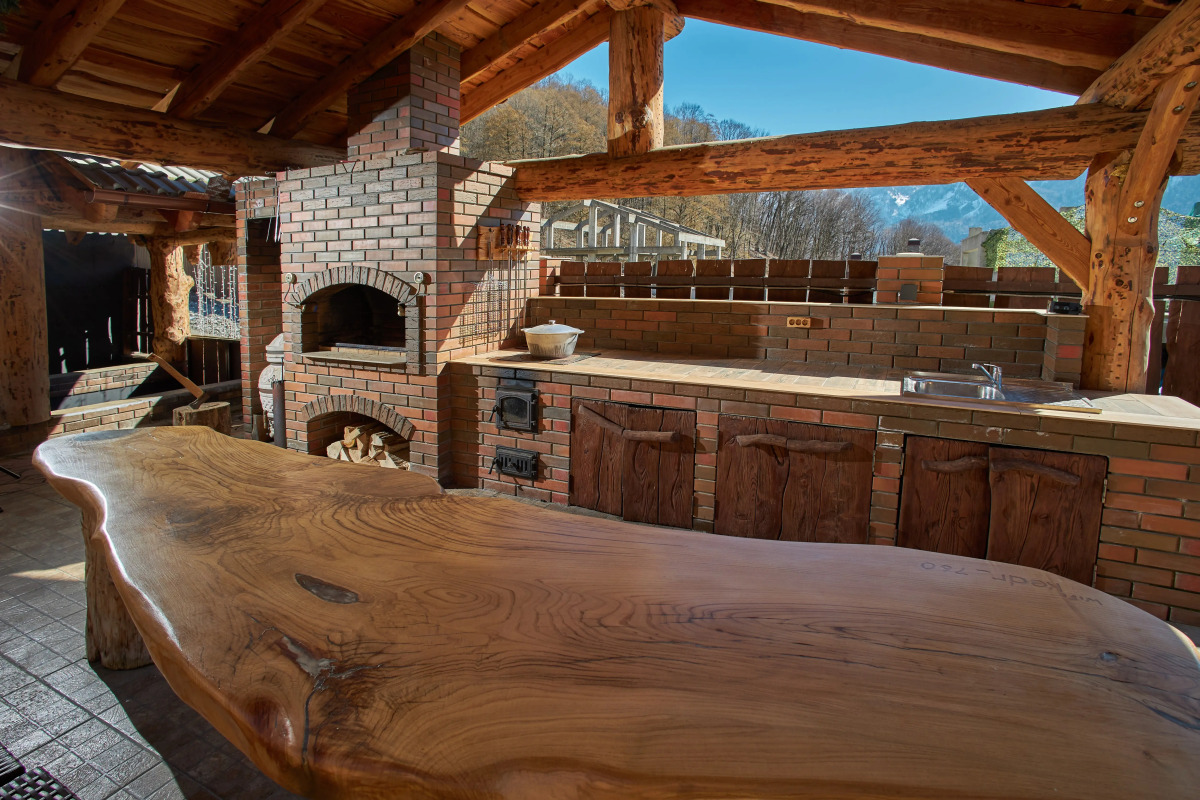 Шале Кедр 760, 5 спален, 12 гостей с бассейном и баней