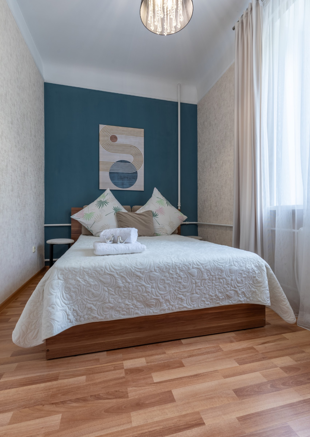 Квартира Трехкомнатная квартира с видом на город