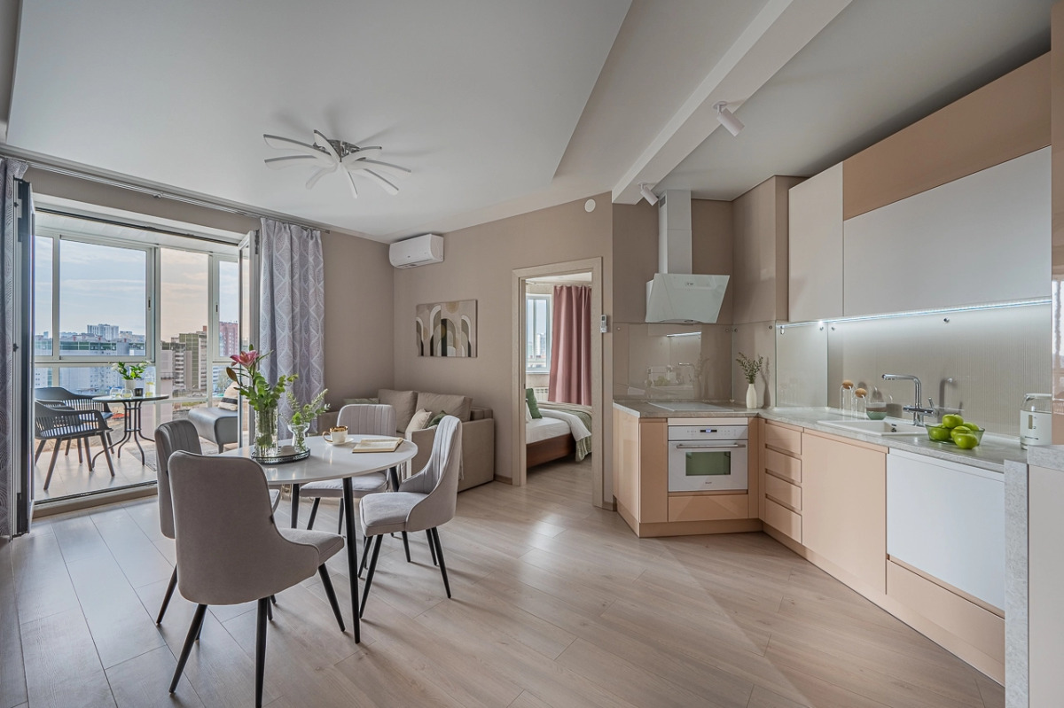 Квартира премиум класса с джакузи, сауной и панорамным видом