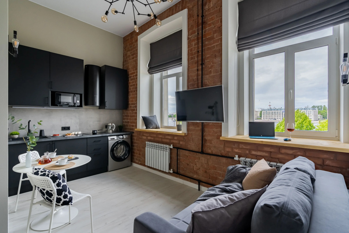 Апартаменты Лофт с Видом на Неву 1