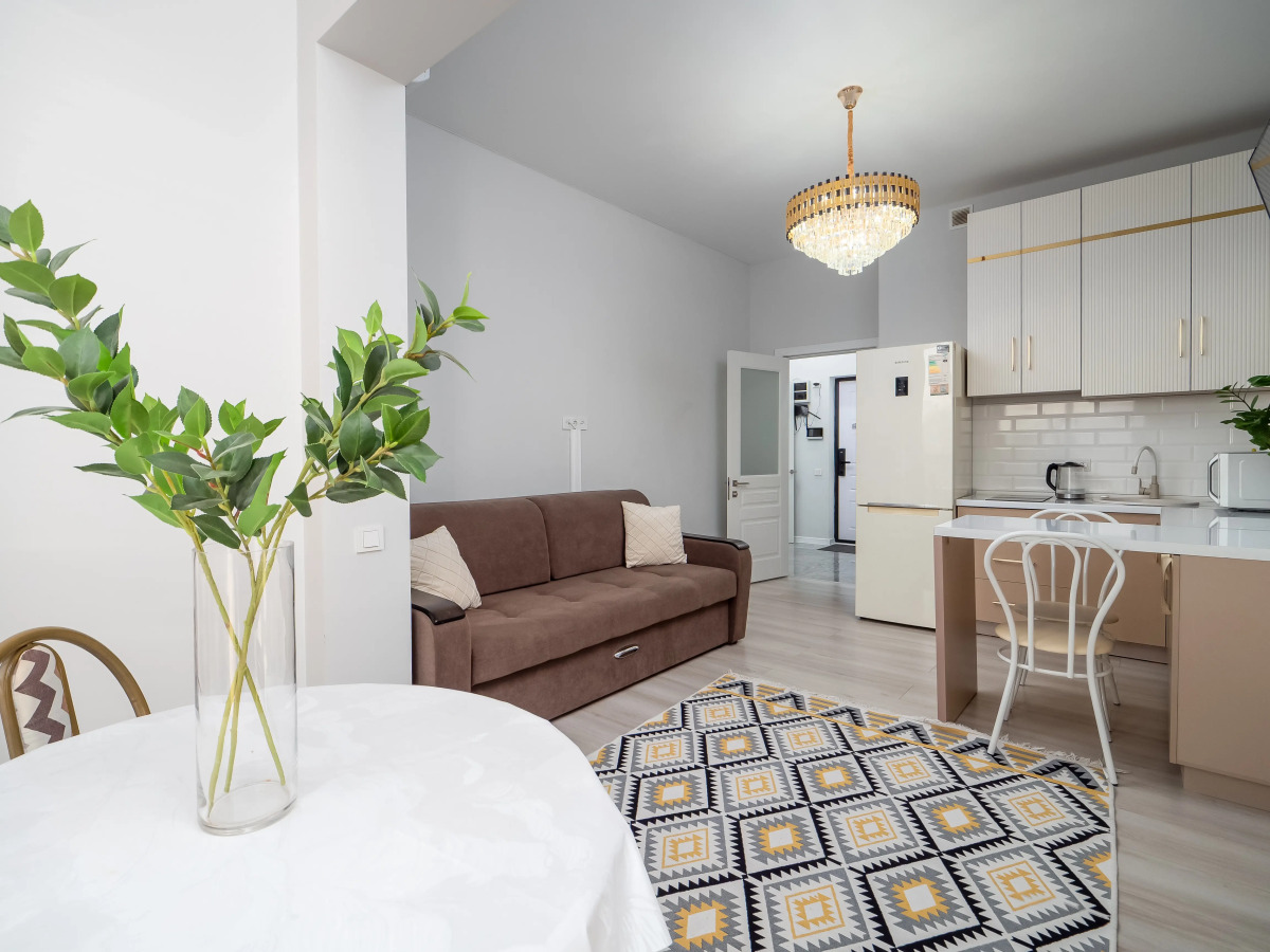 Квартира Евродвушка с потрясающим видом на горы