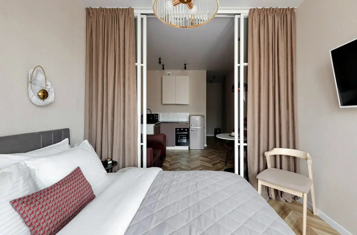 Квартира Студия Бордо в ЖК Абрикосово