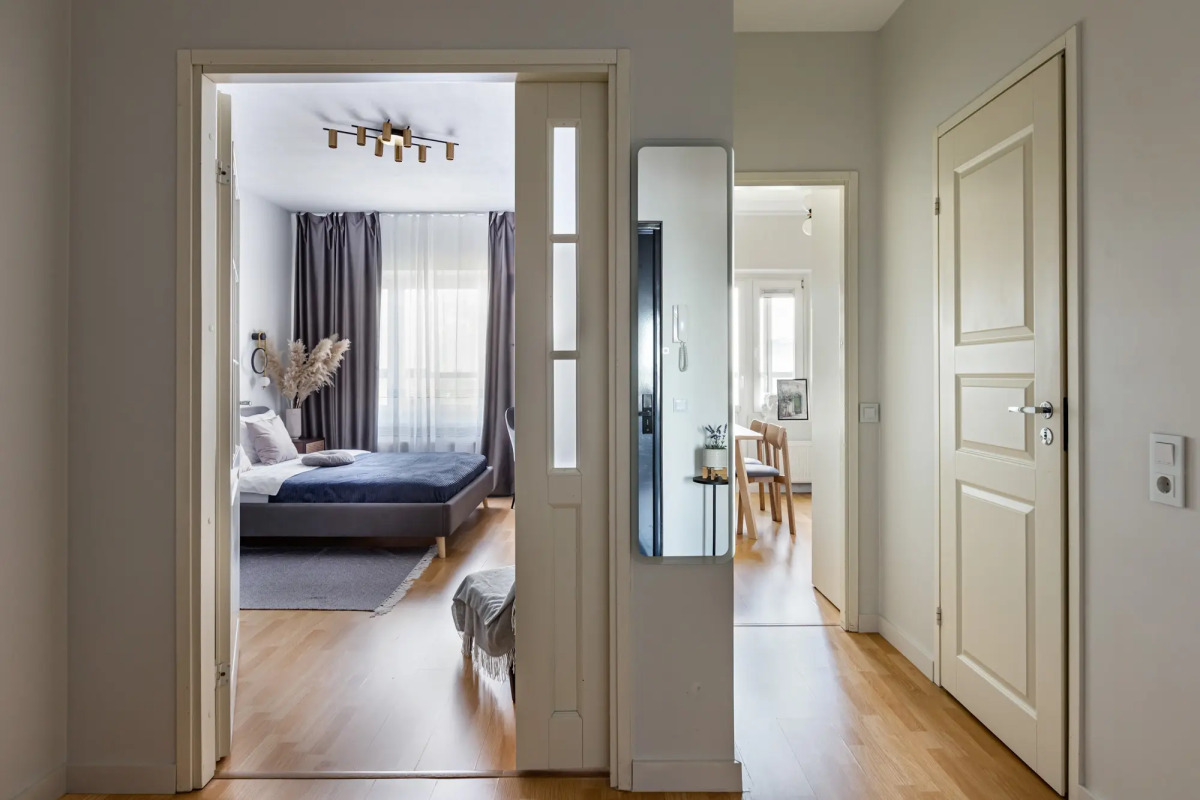 Квартира Сканди однокомнатные Piter Apartments с кондиционером