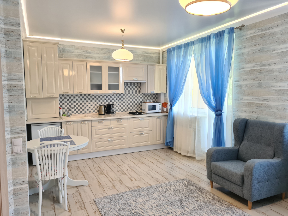 Апартаменты у озера с сауной