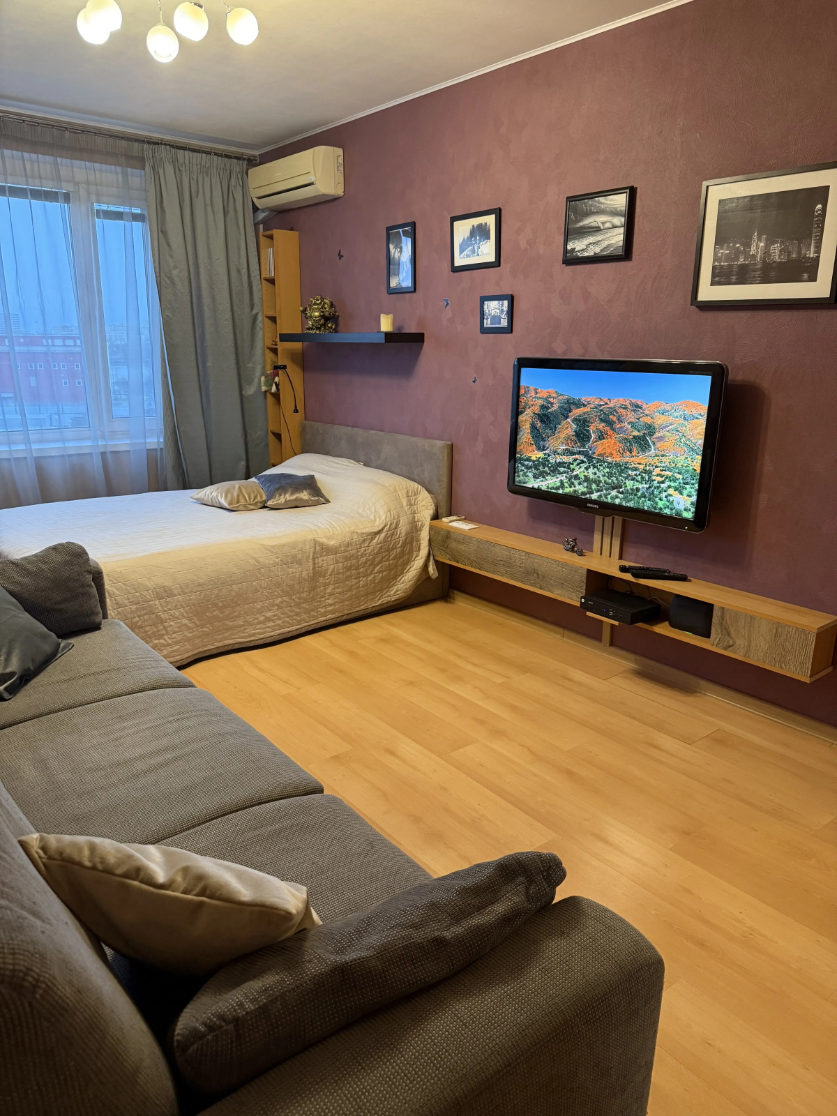 Квартира Уютная с видом на город Д43