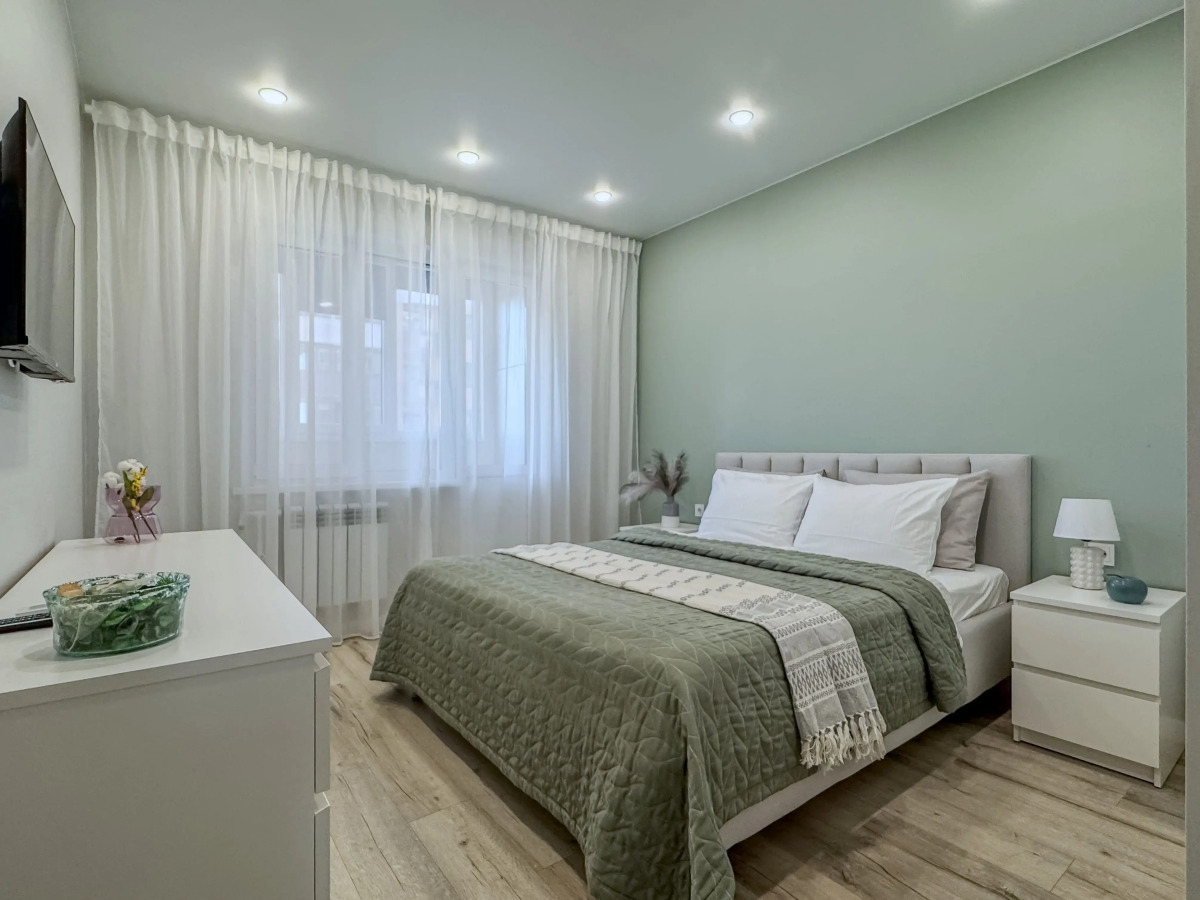 Квартира Green FOX в центре – 3 кровати и рабочие места