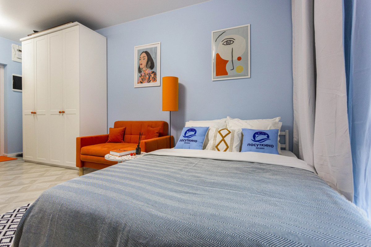 Квартира Шикарнaя Уютнaя Студия в ЖК Пpокшинo в 15 Минутах Езды от Аэропорта Внуково