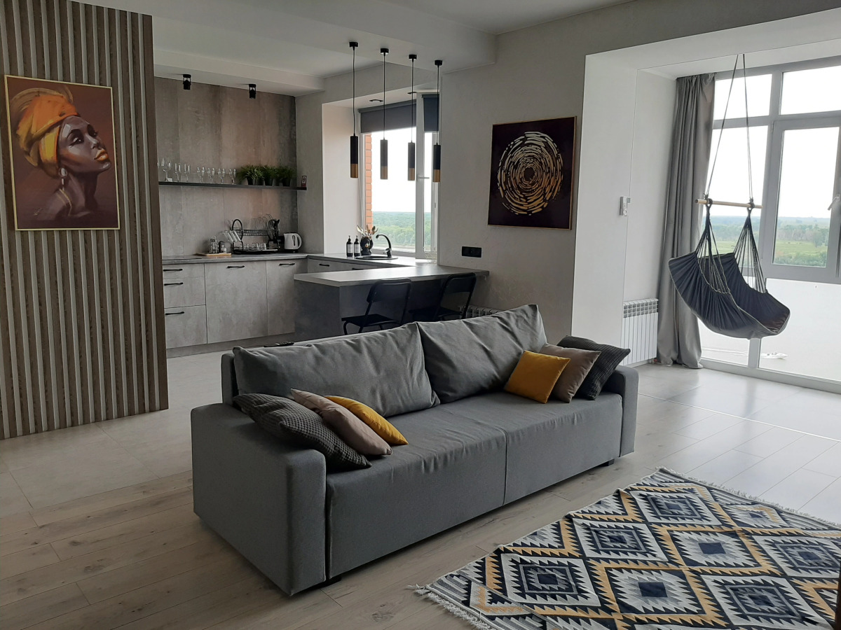 Квартира Двухкомнатная квартира на берегу реки