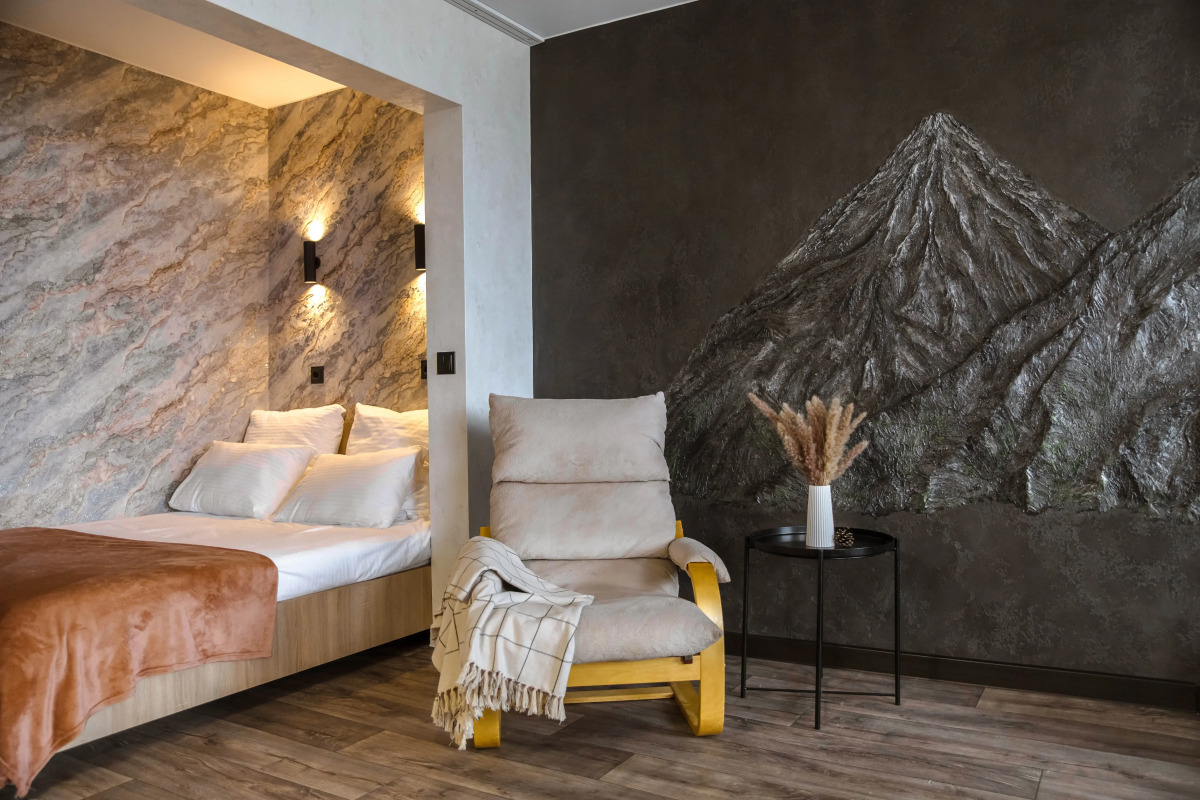 Апартаменты SAS 1-к Вулканическая Панорама с Видом на Вулканы и город