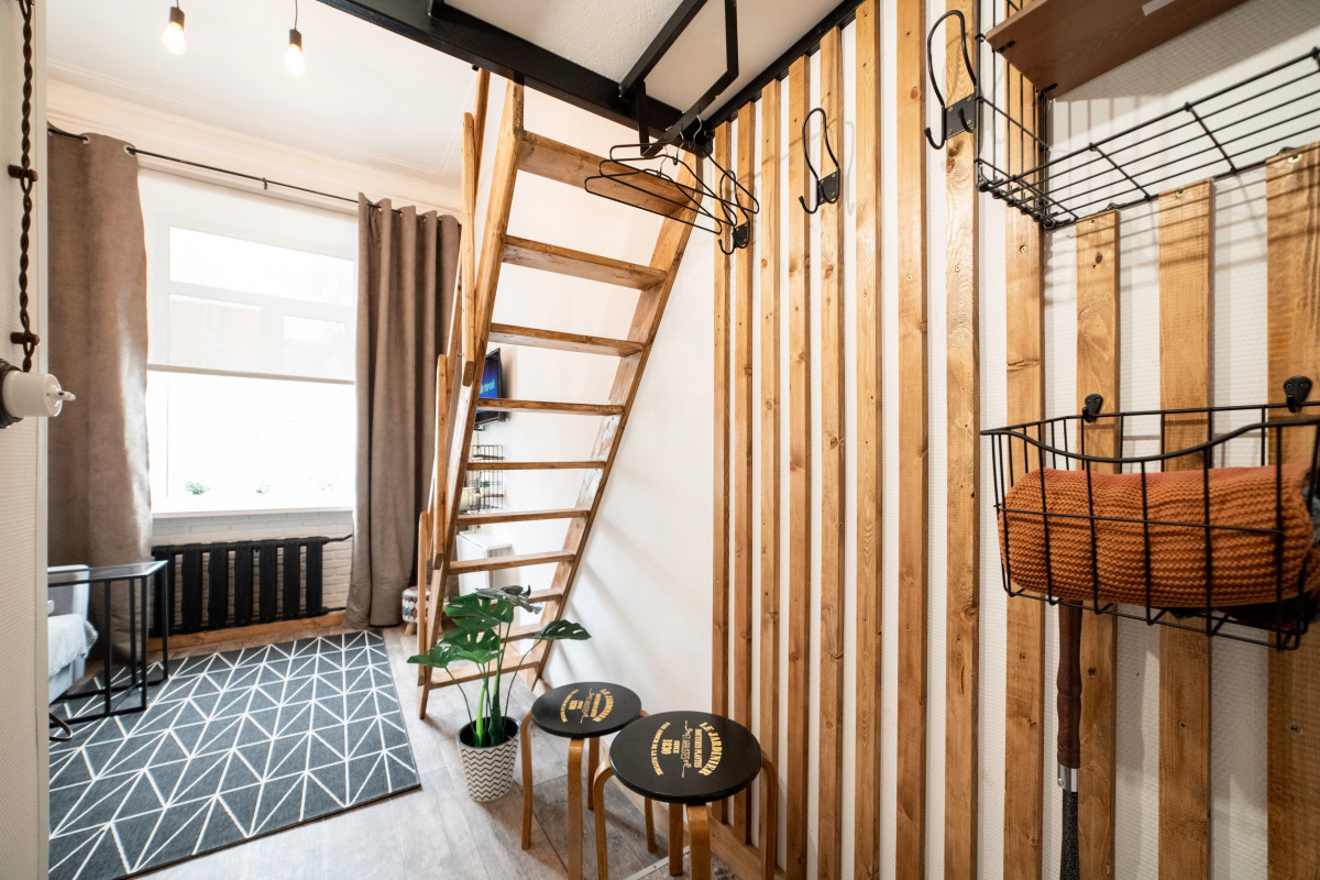 Квартира Питерская Двухуровневая Студия в Центре Красноярска