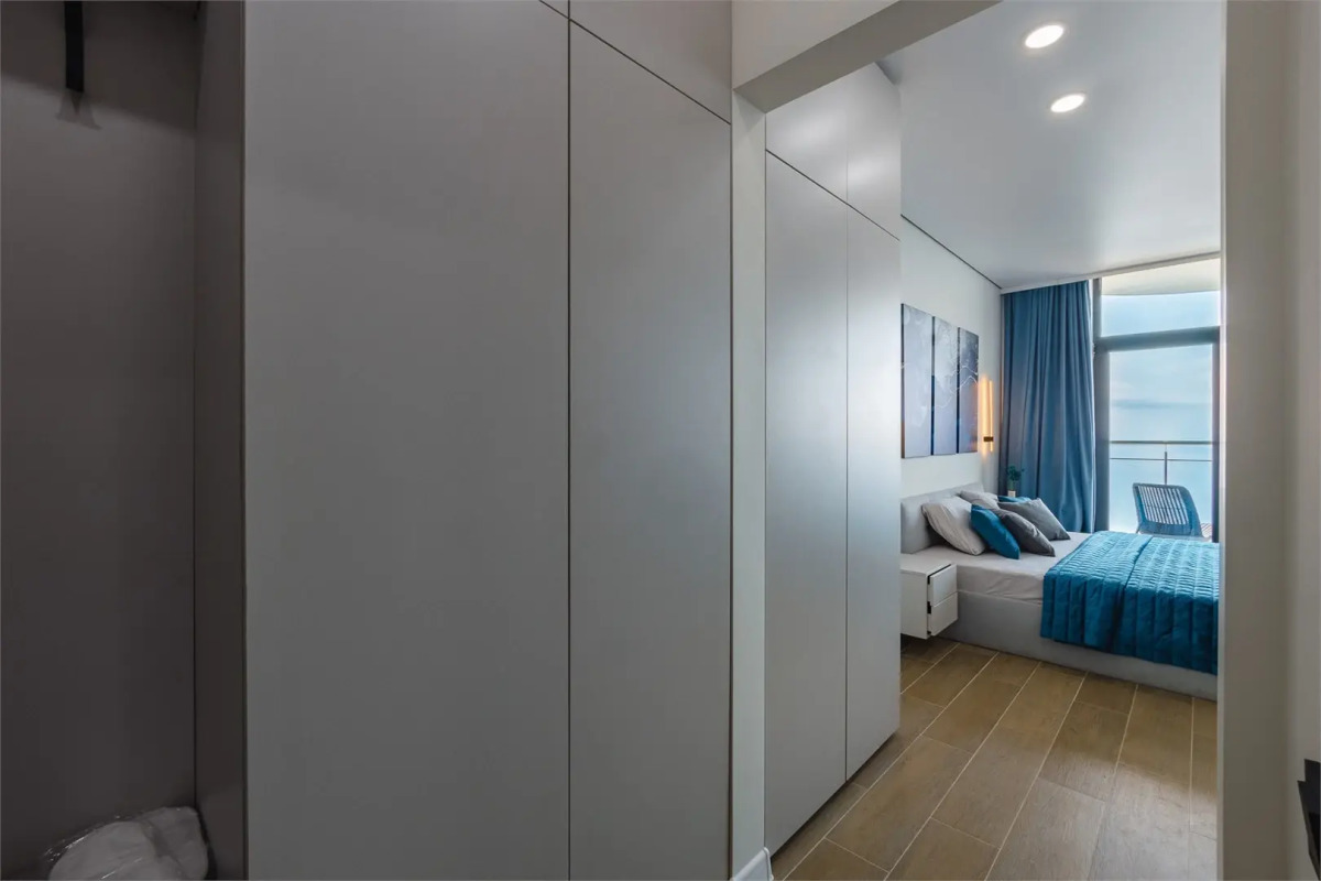 Апартаменты Крымский Рей Студия Blue Blues прямой вид на море