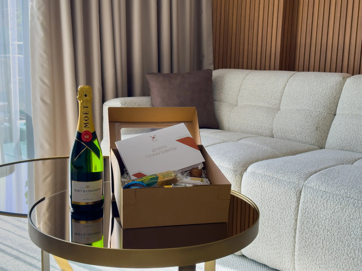 Апартаменты 1+1 Qoople Legend A35 в 100 метрах от моря