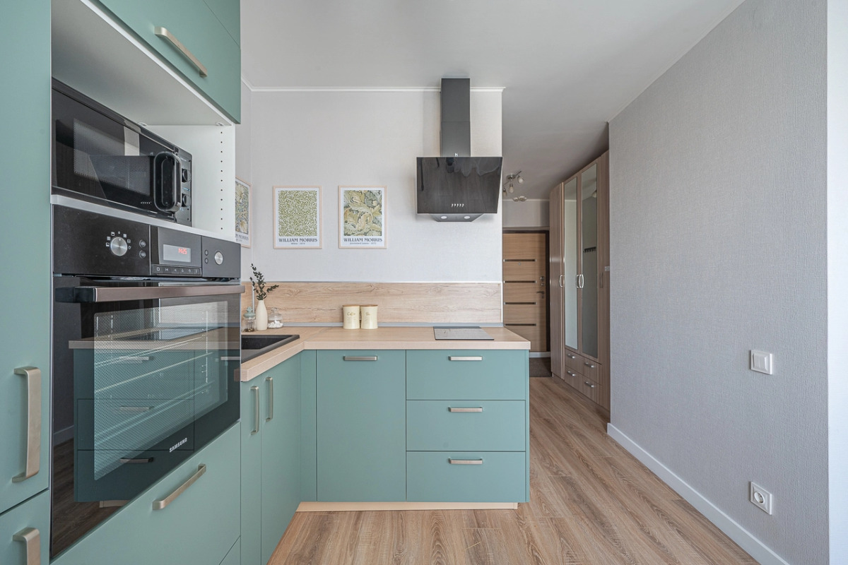 Квартира в это-стиле с потрясающим видом на город и рядом с метро