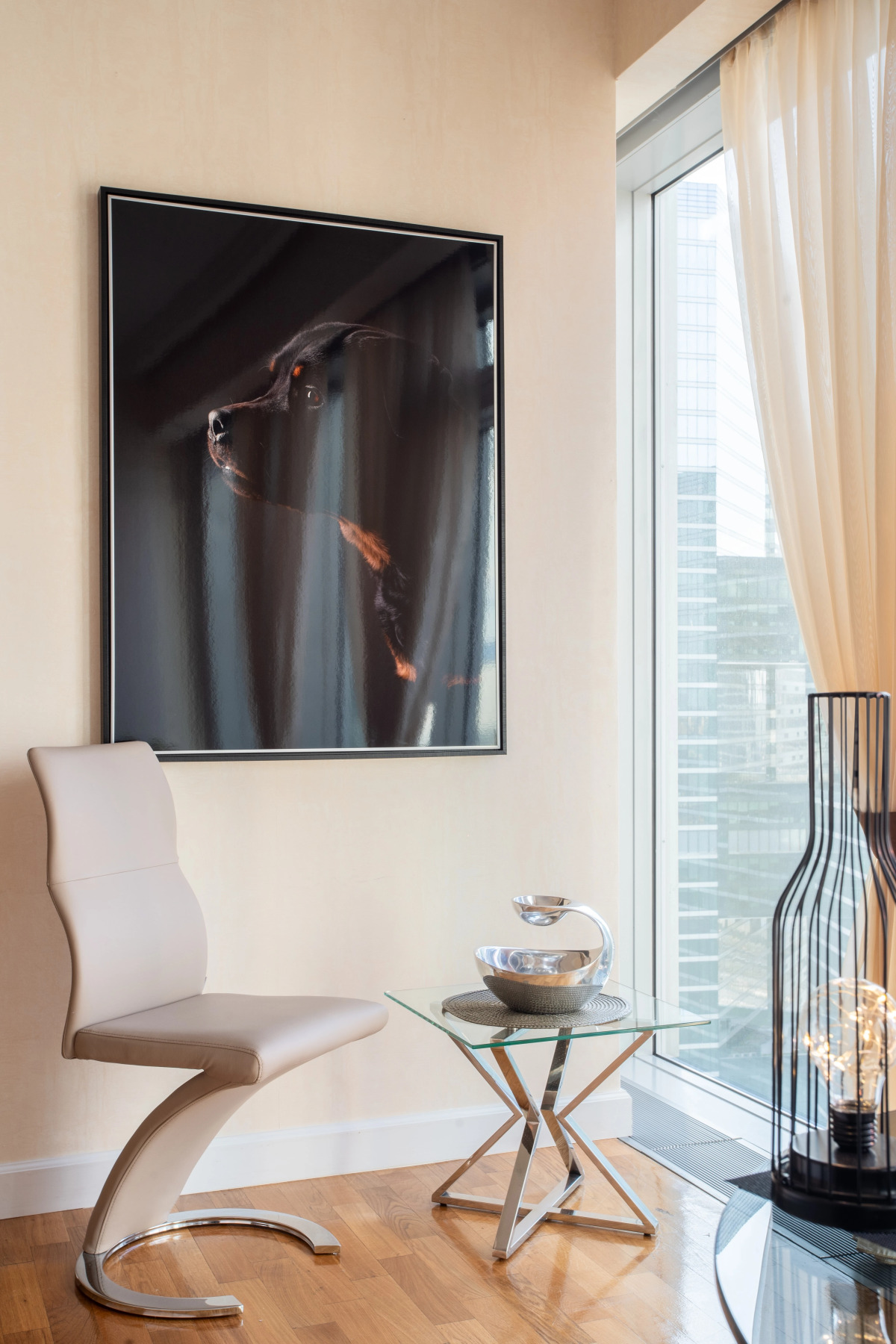 Квартира с потрясающим видом на Москва-Сити