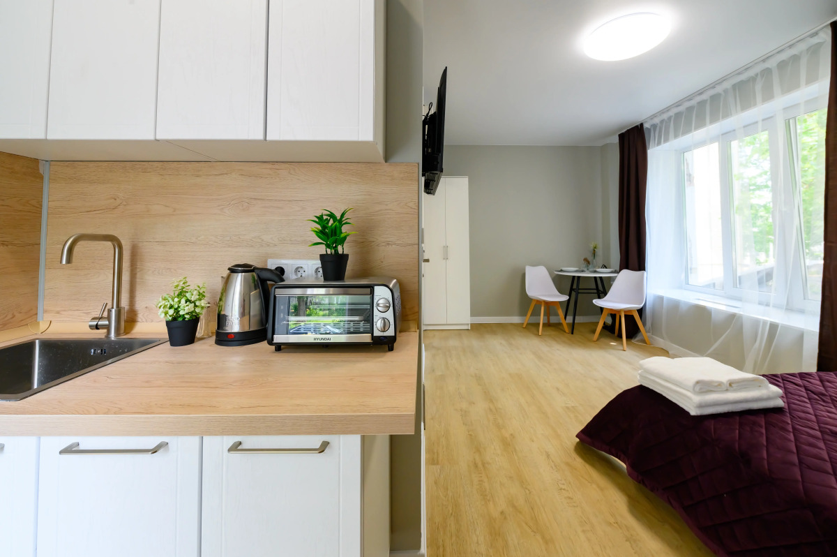 Апартаменты 4 комфортно и точка на Мантулинской 20