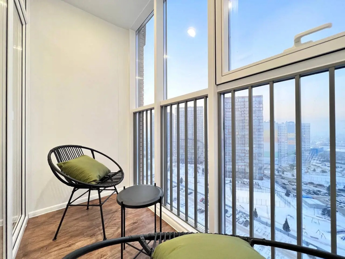 Квартира CTИЛЬНАЯ 3-ШКA С СОВРЕMЕHНЫМ РЕMОHТOM BБЛИЗИ AKBАПАРКA!