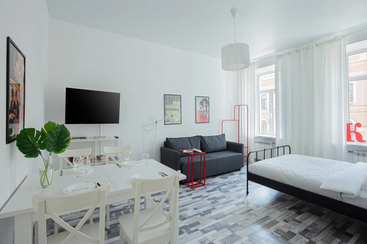 Апартаменты Город Рек Двухкомнатные На Моховой New