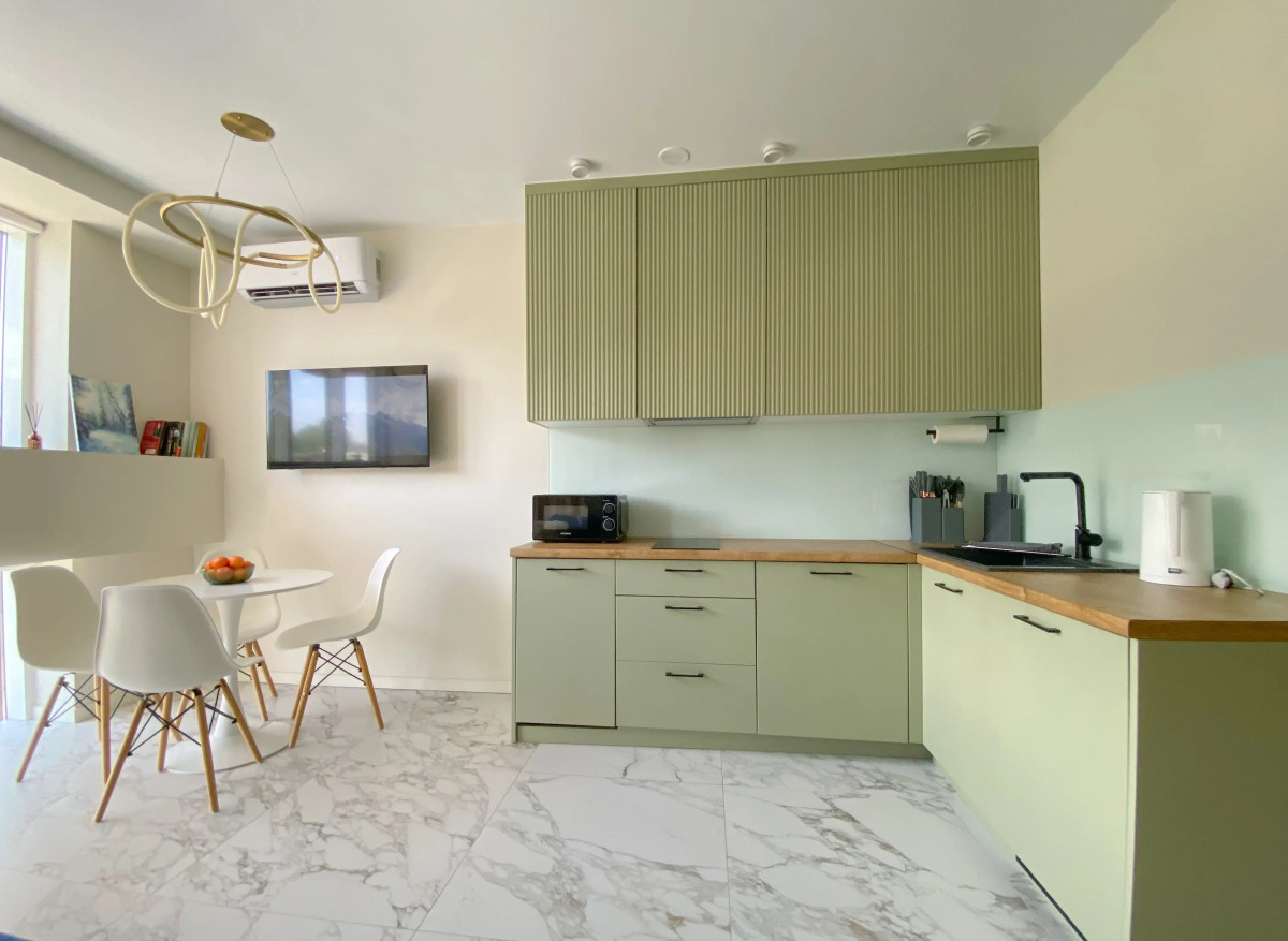 Квартира с видом на горы в центре Поляны