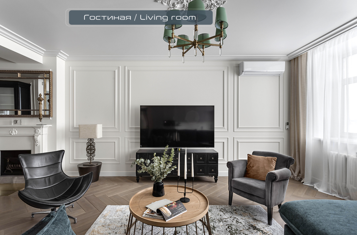 Дизайнерские апapтaменты с потpясающим видом нa Нeву и кpeйceр Аврорa